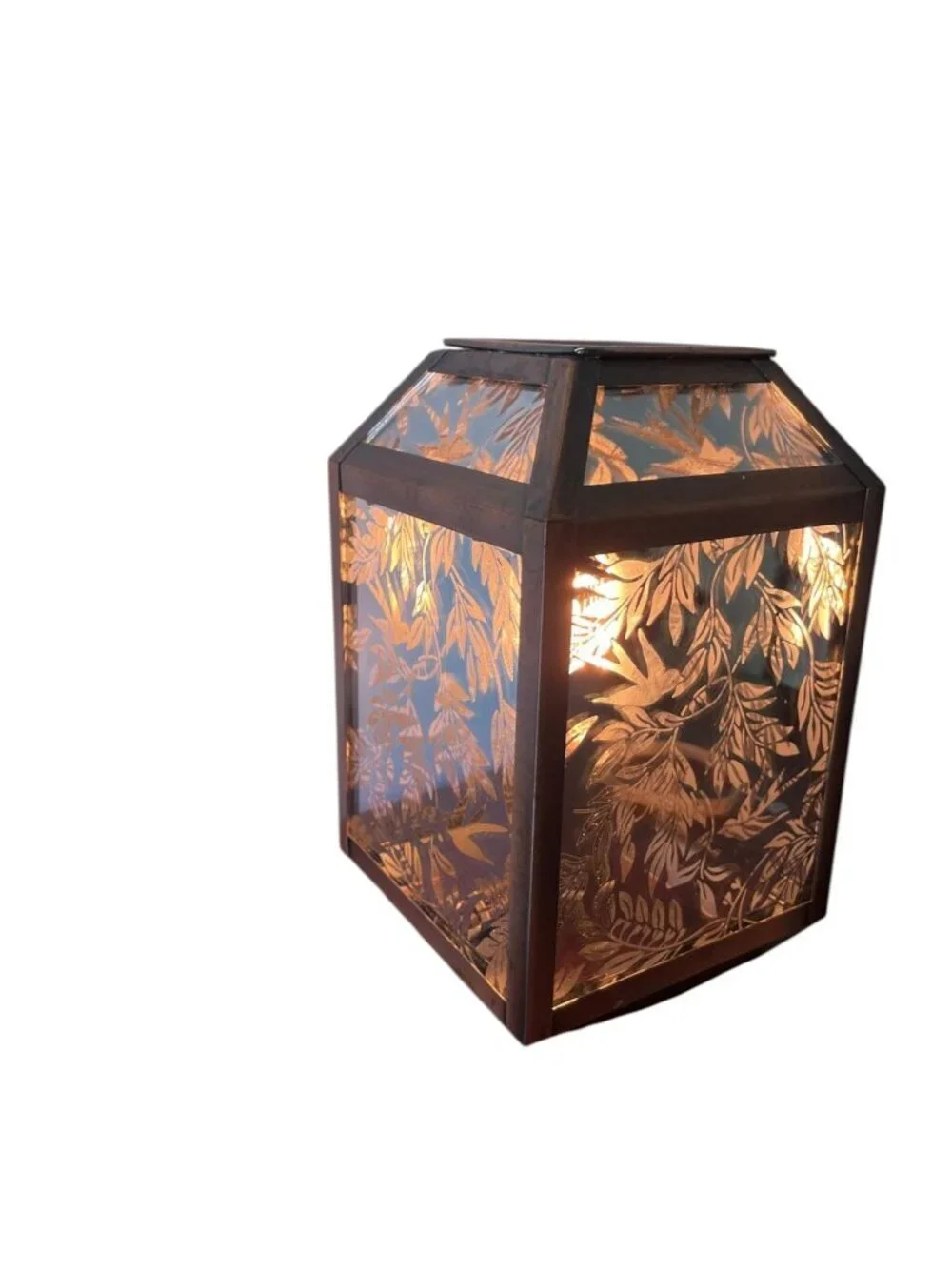 Cottage Core Wax Warmer Lamp Bird Motif Fairytale Cottage